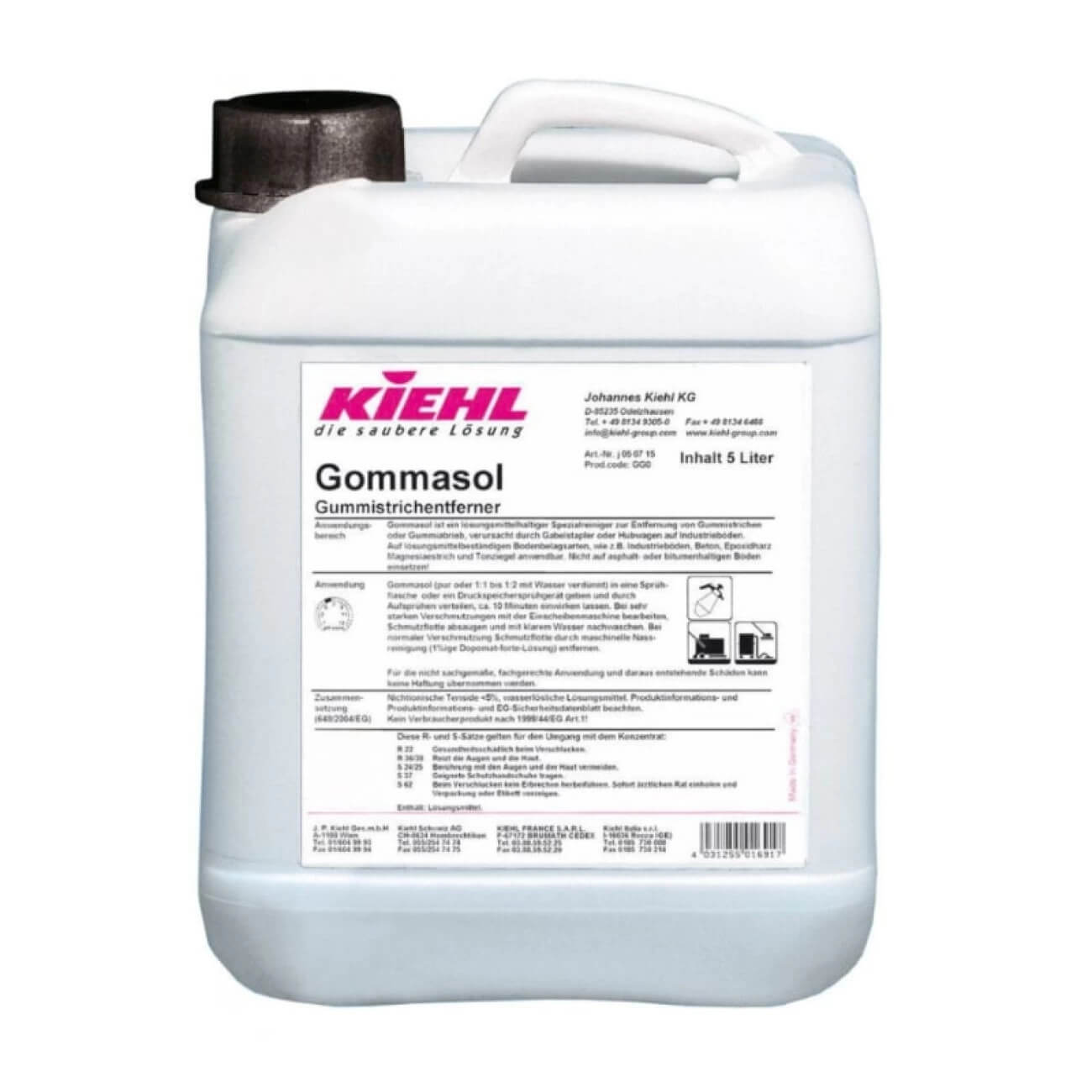 Detergent îndepărtare urme de cauciuc Gommasol 5 L